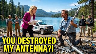 HOA Destroyed My Lake Property Antenna Then Federal Investigators Arrive and Asked Who Authorized It