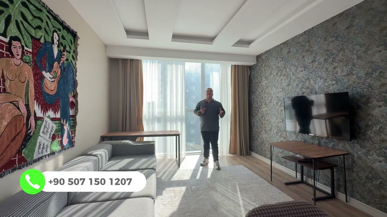 Tömük bölgesinin Kraliçesi Lavinya Queen Sitesi'nde 2+1 Eşyalı daire