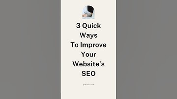 🎯 3 Quick Ways To Improve Your Website