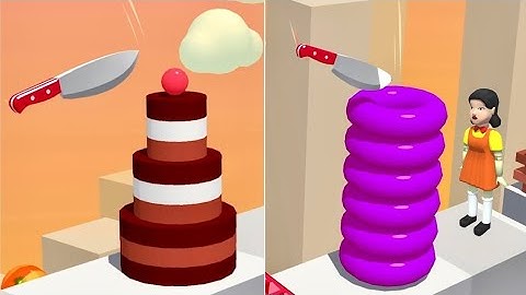 Slice it all🔪🍊🎃 All Levels Gameplay Android, iOS ASMR Cutting Game New Update 2022 Best levels