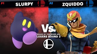 Slurpy Kirby Vs Zquiddo Captain Falcon - Losers Round 3 - Reads By The River
