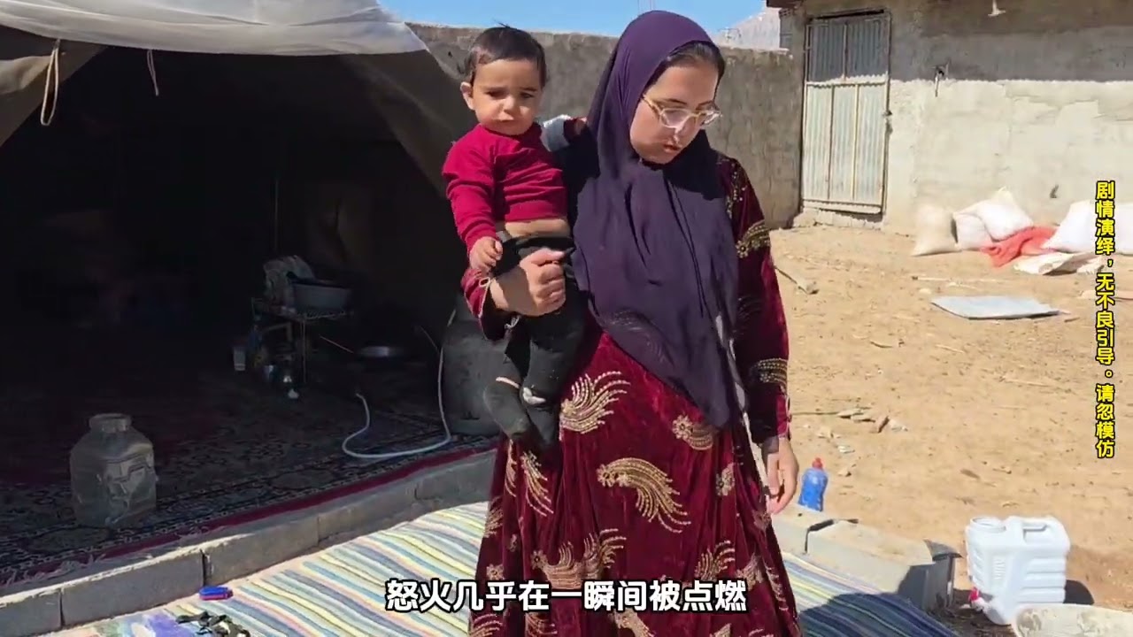 米拉德要拆阿丽玛帐篷，阿丽玛要报复哈琳娜，于是阿丽玛被米拉德暴打