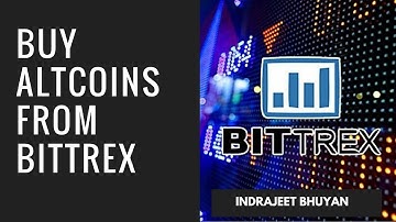 Buy AltCoins from Bitcoins using Bittrex