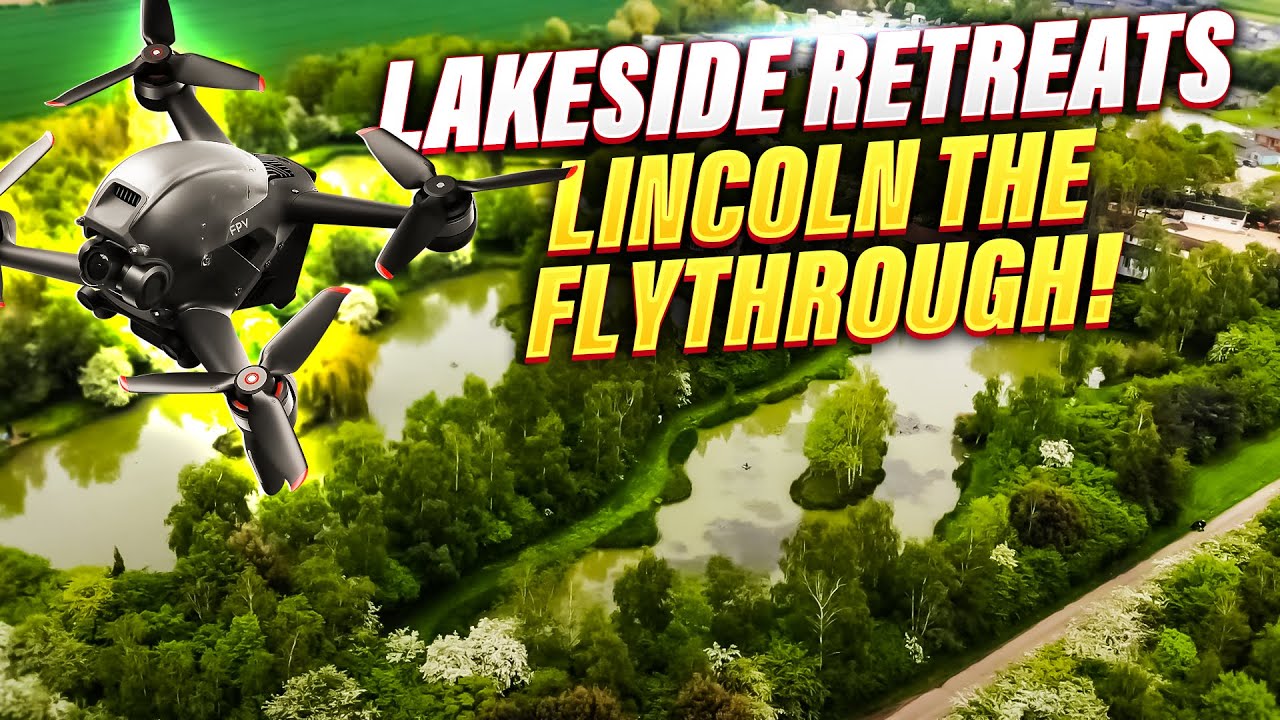 🚁 Aerial Tour of Lakeside Retreats - Grantham, Lincoln - swimbooker ...