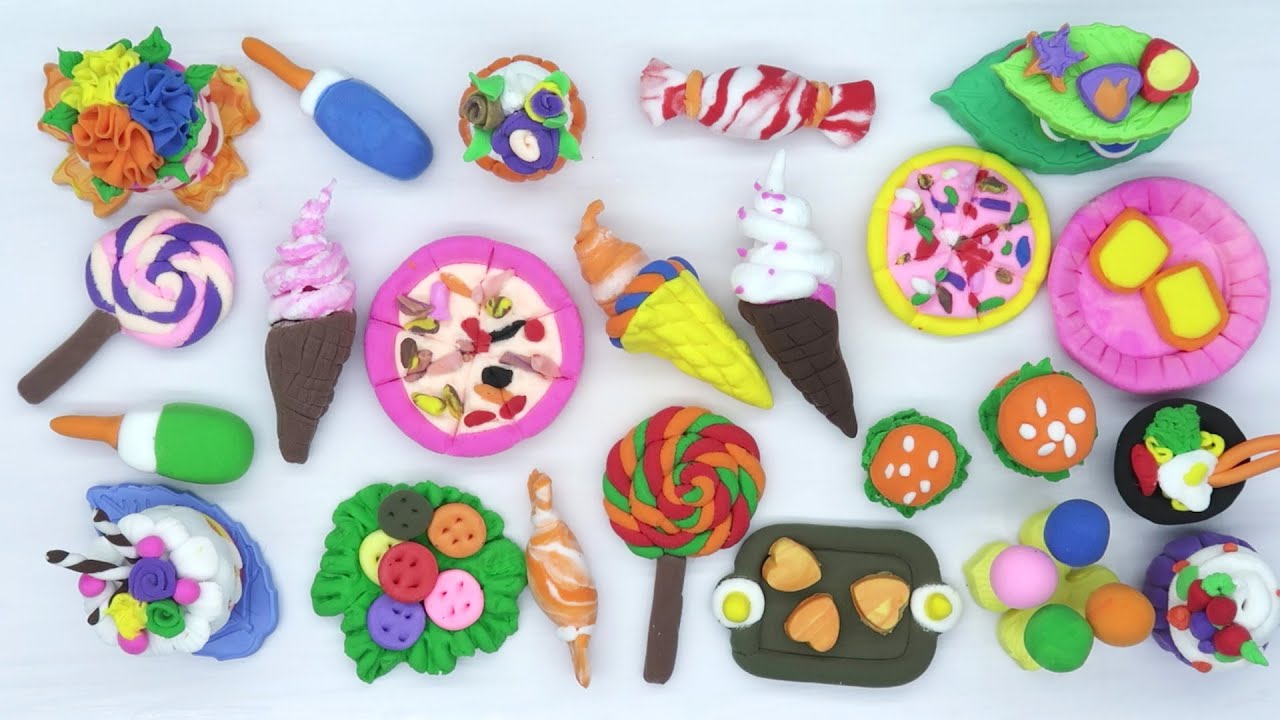 DIY How To Make Miniature Realistic Food Items with polymer clay ...