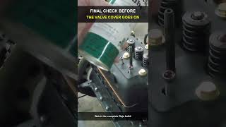 Final Check Before This Rajo Valve Cover Goes On #Shorts
