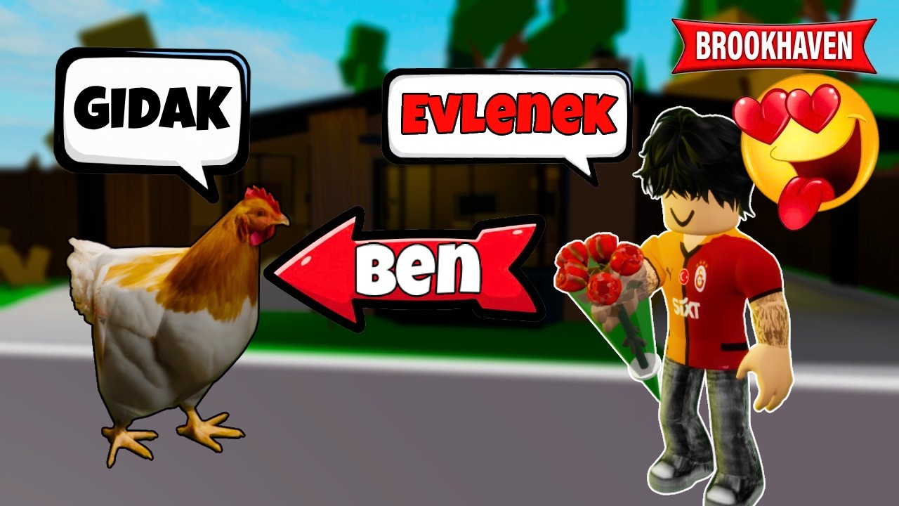 TAVUK OLARAK TROLLEDİM İHANETE UĞRADIM!!😰 Brookhaven RP🏠