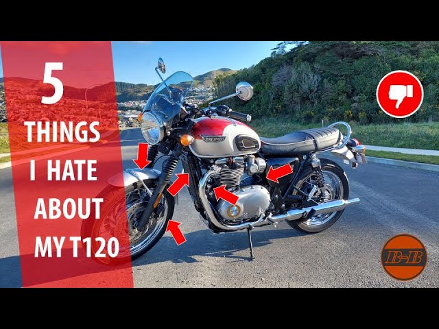 WJ69HNT - Total Triumph Bonneville T120. Orange / Grey - YouTube