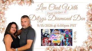 Diamond Painting Live Chat: W/ Ditzy, & Paul 09/15/2026