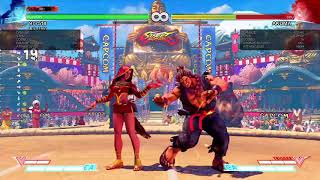 SFV MENAT V-Trigger Combo figure out by Xian (with input display)