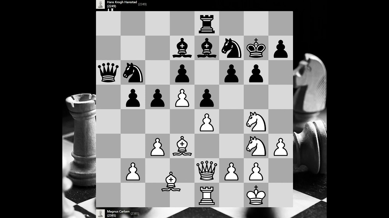 Magnus Carlsen vs Hans Krogh Harestad, XXV Politiken Cup, Copenhagen DEN, 23.07.2003