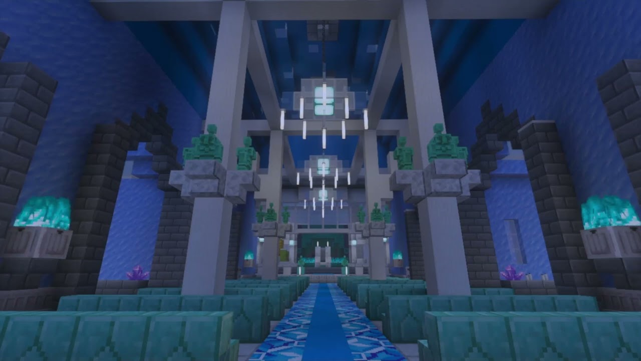 Peaceful Minecraft Cathedral Exploration- Slow & Meditative