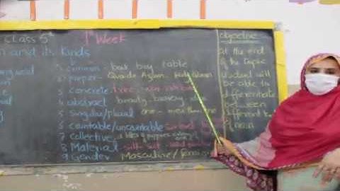 Noun & Its Kinds, Class 5, Engish, Week1, Lesson 1, (Summer Task 2020)