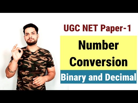 Binary to Decimal Number Conversion for UGC NET Paper 1 and REET