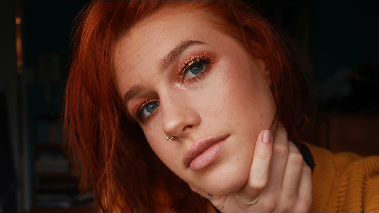 USING ONLY MY SISTER'S MAKEUP | Hannah Hishin