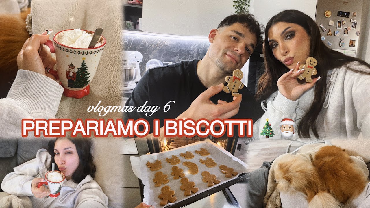 ERA ORA DI FARE I BISCOTTI + SVUOTA SPESA 🎅🏼✨🎄 #vlogmas DAY 6 | MelissaTani 