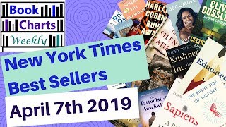 New York Times Best Seller Book Lists for April 7th 2019