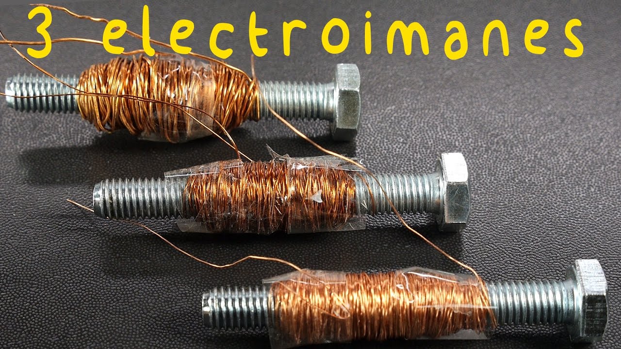 Electroimanes de Diferente Calibre. ¿Cuál es más potente? Proyecto de Ciencias.