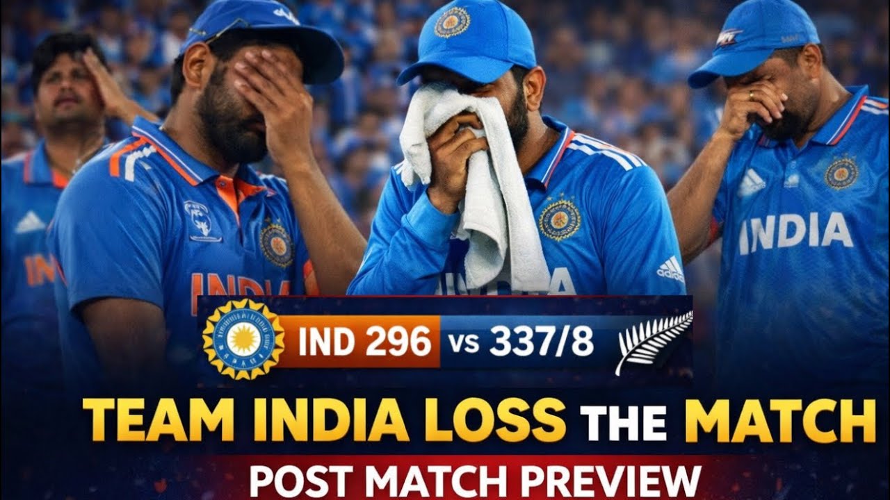 IND vs NZ ! 3rd ODI | Team India Loss 😢 | Post Match Review! Latest cricket video.