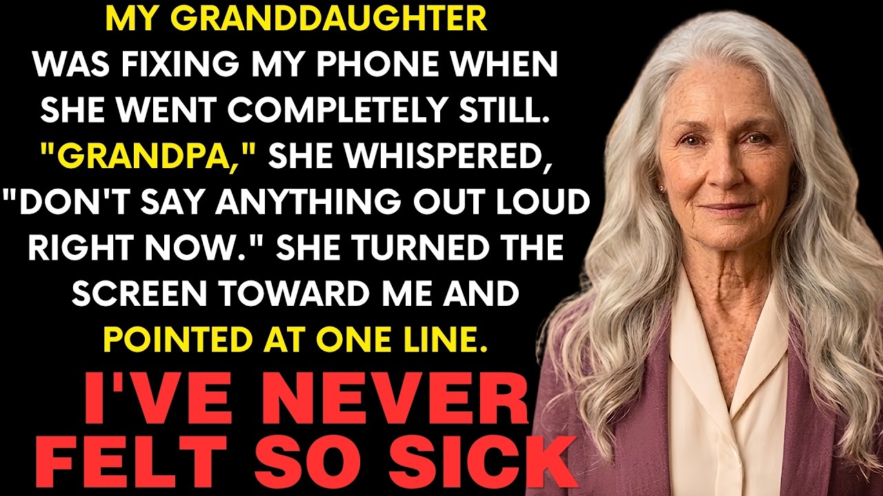 My granddaughter drove six hours to celebrate my birthday, and within an hour, she pulled me aside and whispered, “Don’t say anything out loud right now.” She turned my phone screen toward me and...