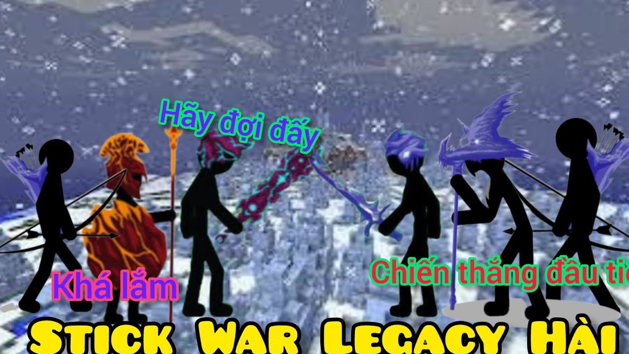 StickWarLegacy Hài #6| Hội anh em mang sức mạnh băng giá ❄️, chiến thắng đầu tiên của anh em 😎⚔️