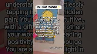 What makes you unique ✨ General, collective and timeless reading 💗 #tarot #thetarotvibe