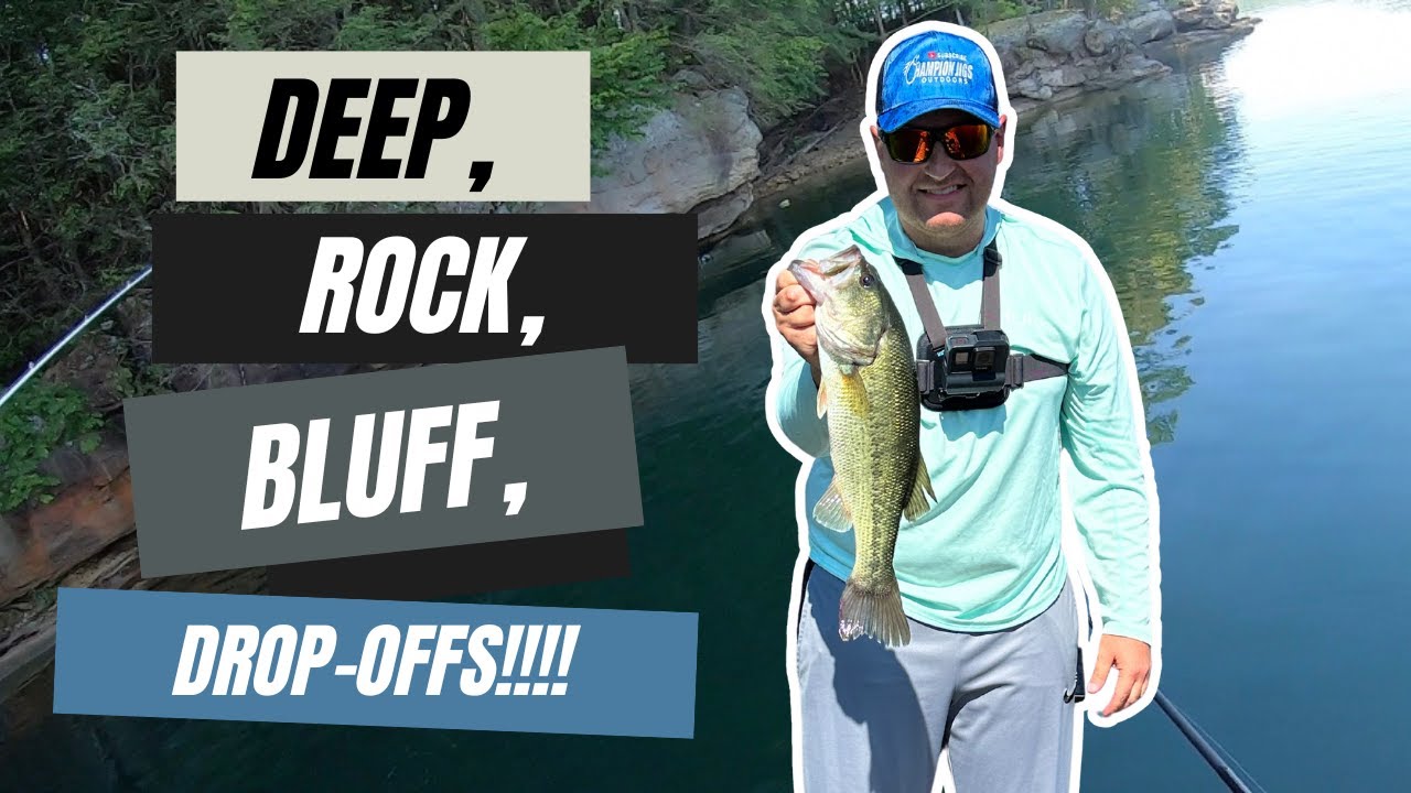 Laurel Lake Rock Bluffs and DEEP Water Bass Fishing YouTube