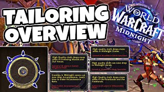 World of Warcraft Midnight Tailoring Early Look - Midnight Profession Overview