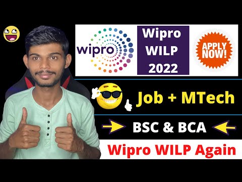 WIPRO WILP 2022 | Job + MTech & Bonus | BCA & BSC Students