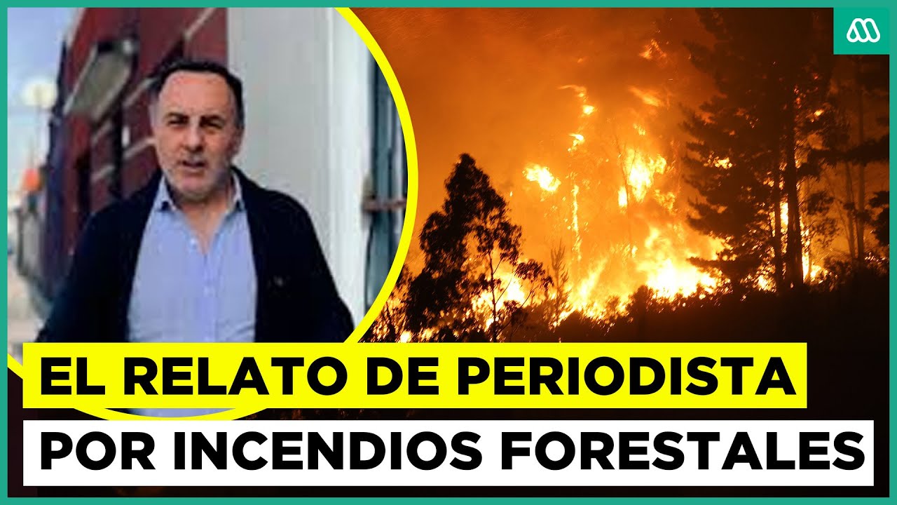 "Todo era rojo y la gente iba en silencio": El relato del periodista tras ayudar en evacuación