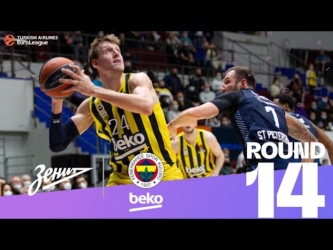 Vesely dominates, Fenerbahce roars on the road! | Round 14, Highlights | Turkish Airlines EuroLeague