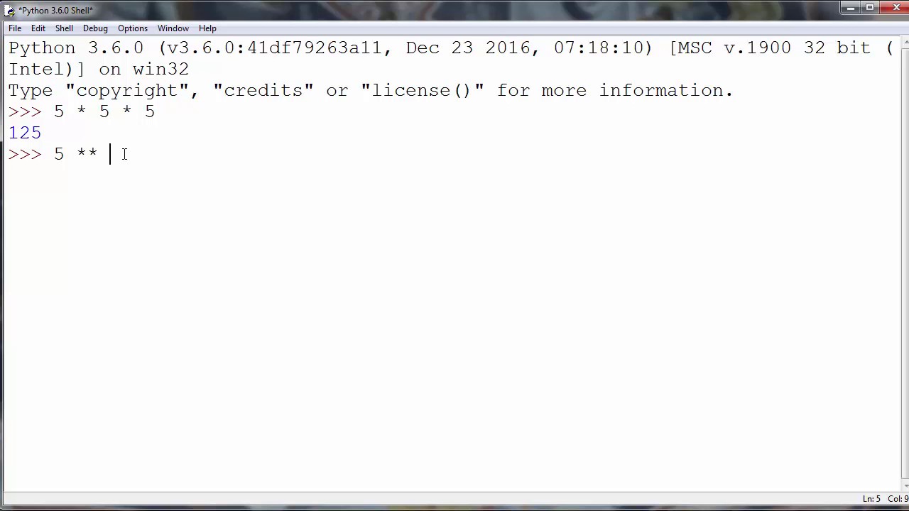 Exponentiation - How to Raise Number to a Power in Python programming  language