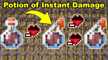 How To Make A Potion of instant Damage in Minecraft 1.21.4 | 1.20 | 1.18 | 1.17 | 1.16