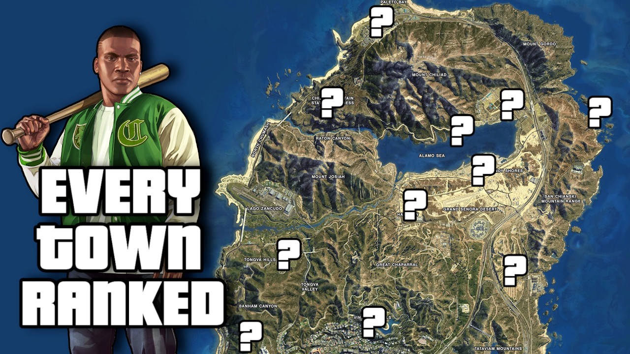 (GTA5) Ranking Every Town in San Andreas from WORST to BEST!
