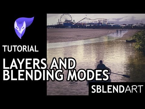 PhotoFox working with layers and blending modes tutorial filters