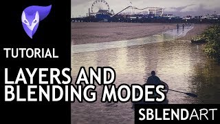 PhotoFox working with layers and blending modes tutorial filters screenshot 4