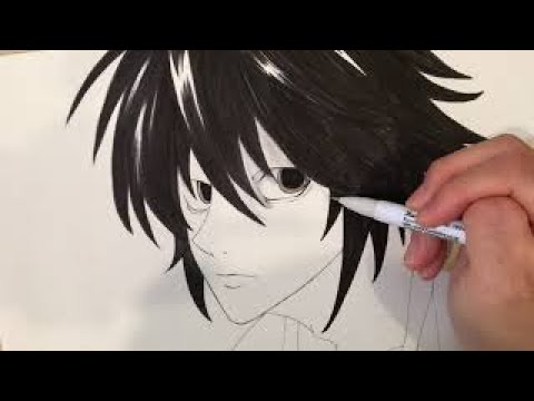 Drawing L Deth Note デスノート エル L Lawliet エル ローライト Youtube Drawing L Deth Note デスノート エル L Lawliet エル ローライト Youtube