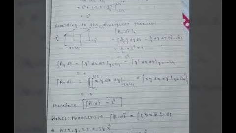 IIT JAM PHYSICS Application of Divergence theorem and Stoke