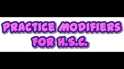 HSC || Modifiers (সবচেয়ে সহজে) Short Cut Rules | HSC English 2nd paper question No.9
