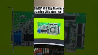 NVIDIA Will Stop Making Gaming GPUs #tech #ai