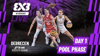 LIVE 🔴 FIBA 3x3 Women's Series Debrecen Stop 2026 | Pool Phase - Day 1 | #3x3basketball