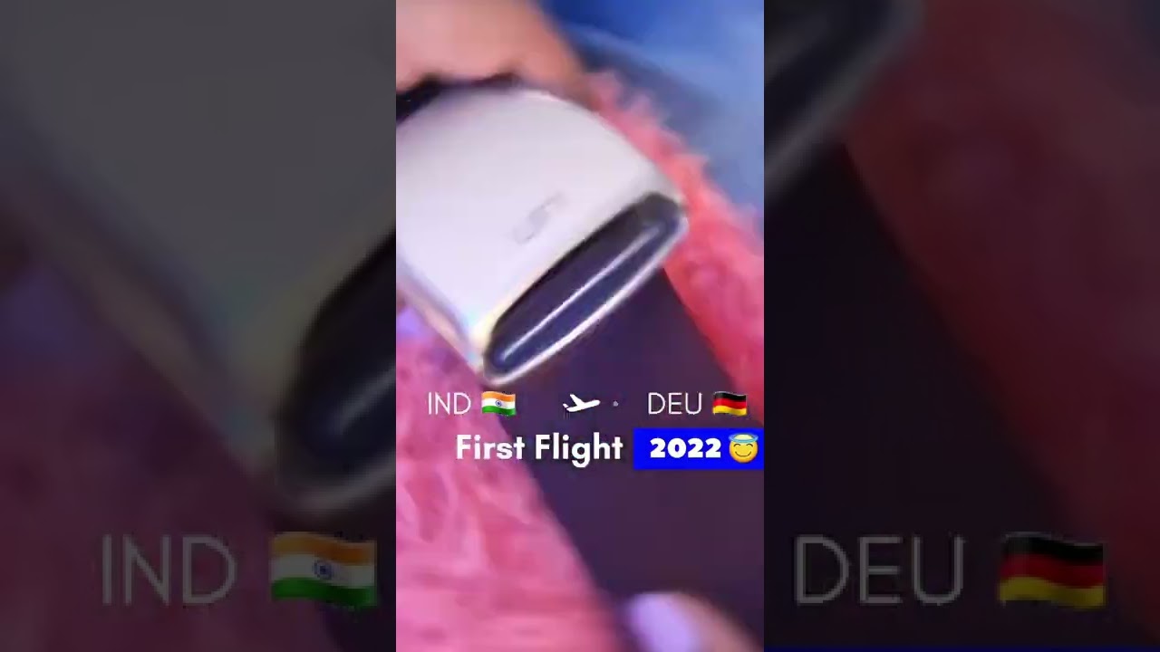 India to Germany | First Flight 2022 😯