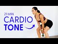 21 Minute Cardio Burn N' Tone Workout | 21 Day Tone