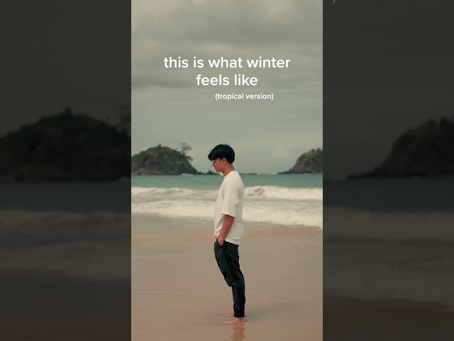 this is what winter feels like - JVKE (tropical version) visuals by:  @enerico #jvke #videography class=