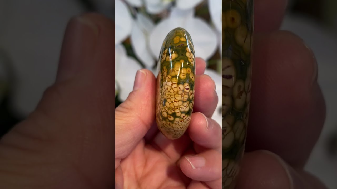 カバンビーオーシャンジャスパー 穏やかな海の波動を宿す癒しの天然石