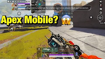 Apex Legends MOBILE for the first time on my Iphone 12 PRO Max