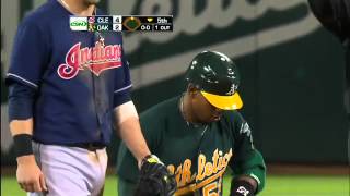 2012/04/20 Cespedes' RBI single