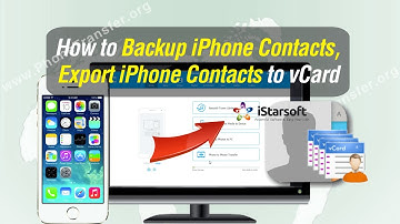 How to Backup iPhone Contacts, Export iPhone Contacts to vCard