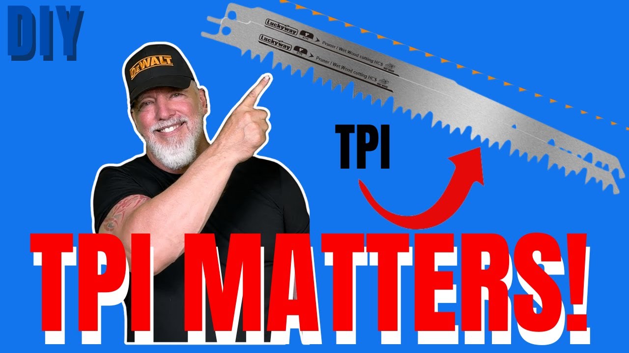 Reciprocating Saw Blade TPI Explained | Luckyway Blade Review
