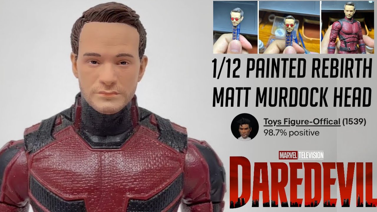 Custom Charlie Cox Matt Murdock Head: Daredevil - YouTube